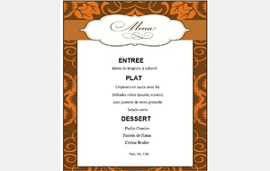 Repas pour 2026 du club